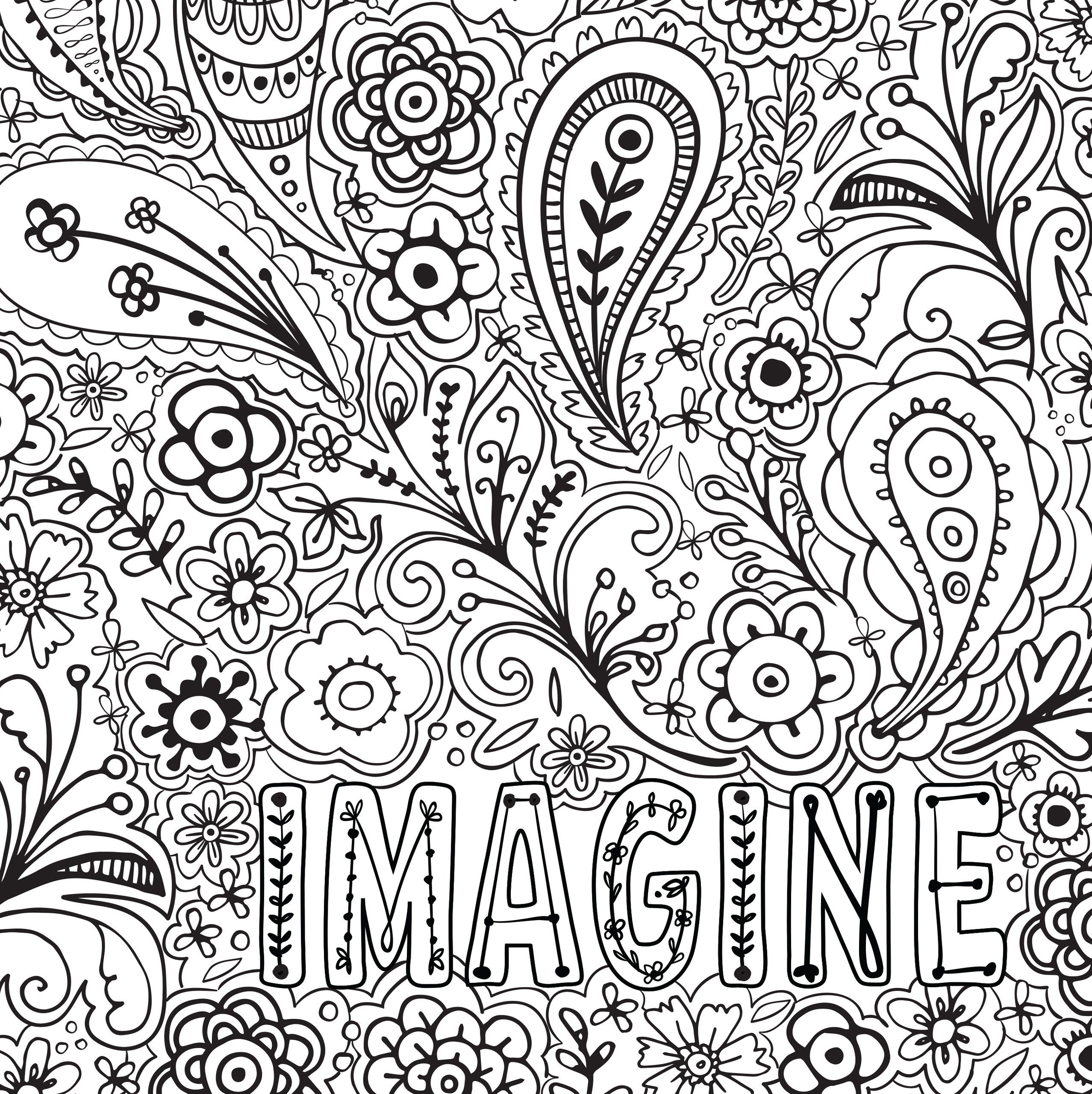 Stress Free Coloring Pages