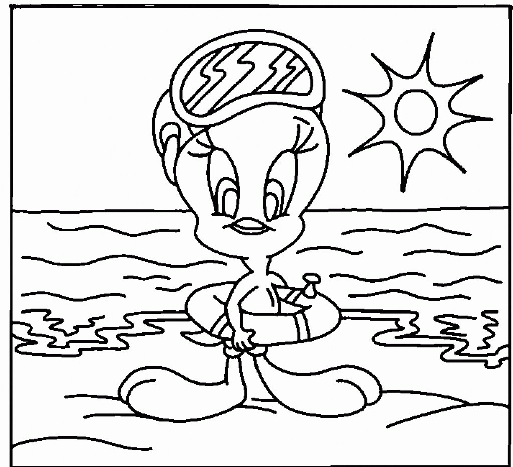 summer free printable coloring pages