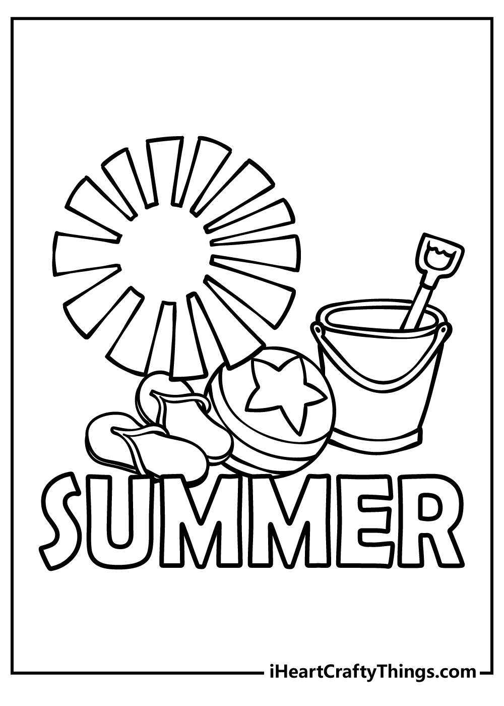 Summer Coloring Pages Free Printable Pdf Printable Templates Free