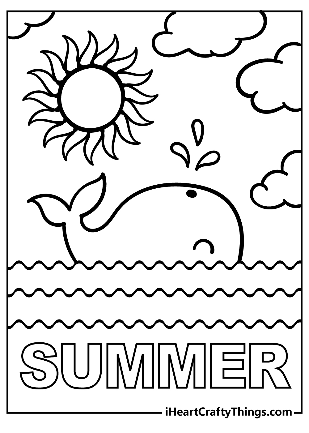 Summer Coloring Pages Printable Pdf Free