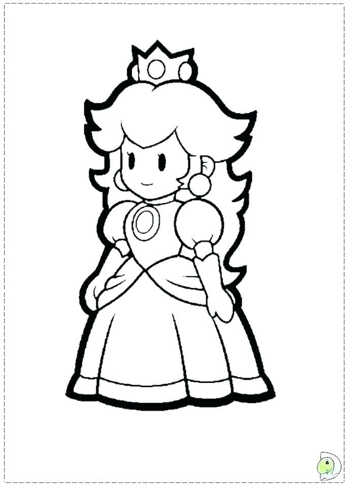 Coloring Pages Of Super Mario Brothers