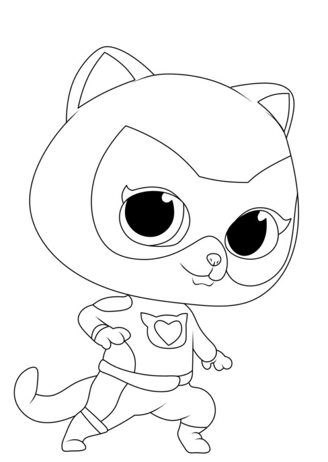 Kitties Coloring Pages