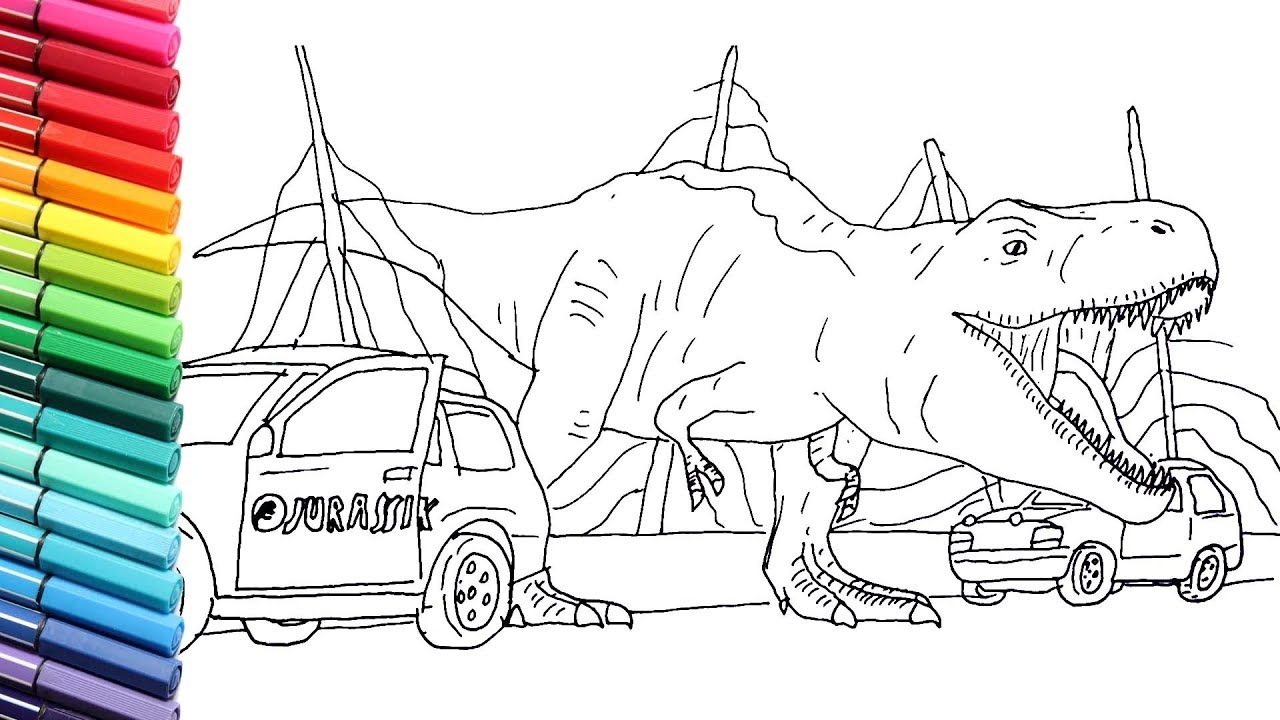 T Rex Coloring Page