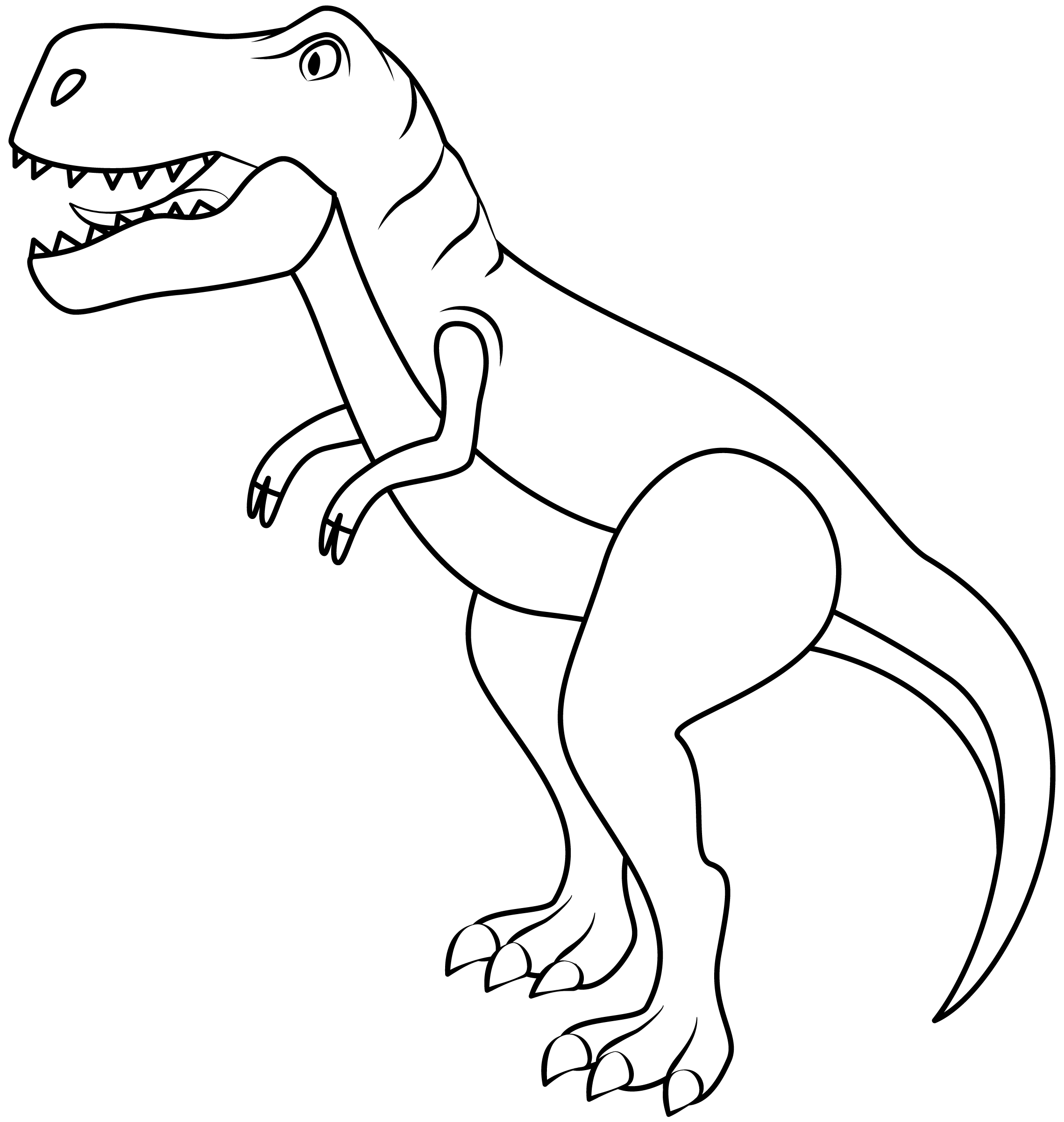 free printable t rex stencil
