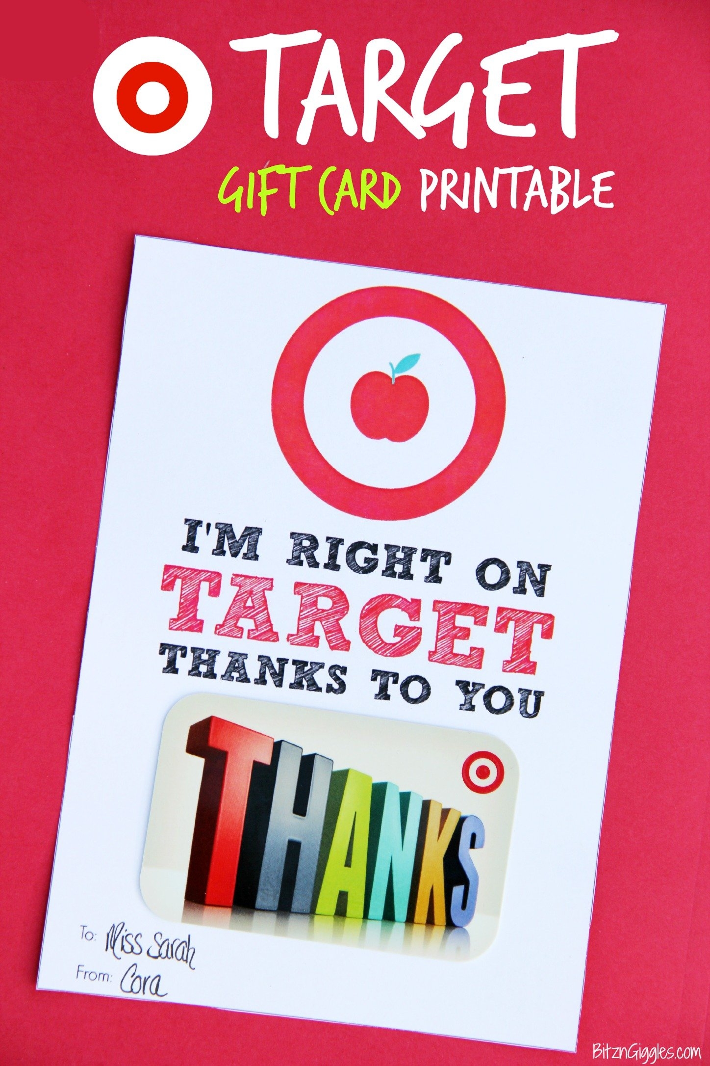 target gift cards printable