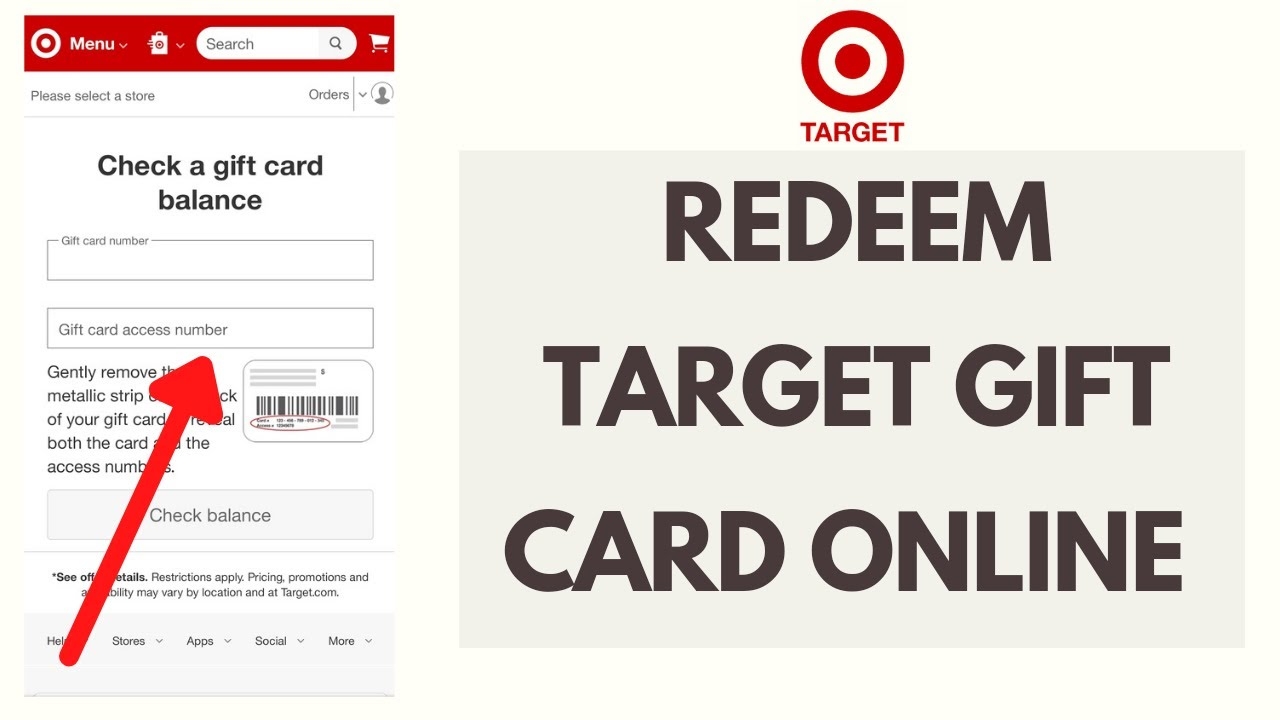 Target Printable Gift Card Email