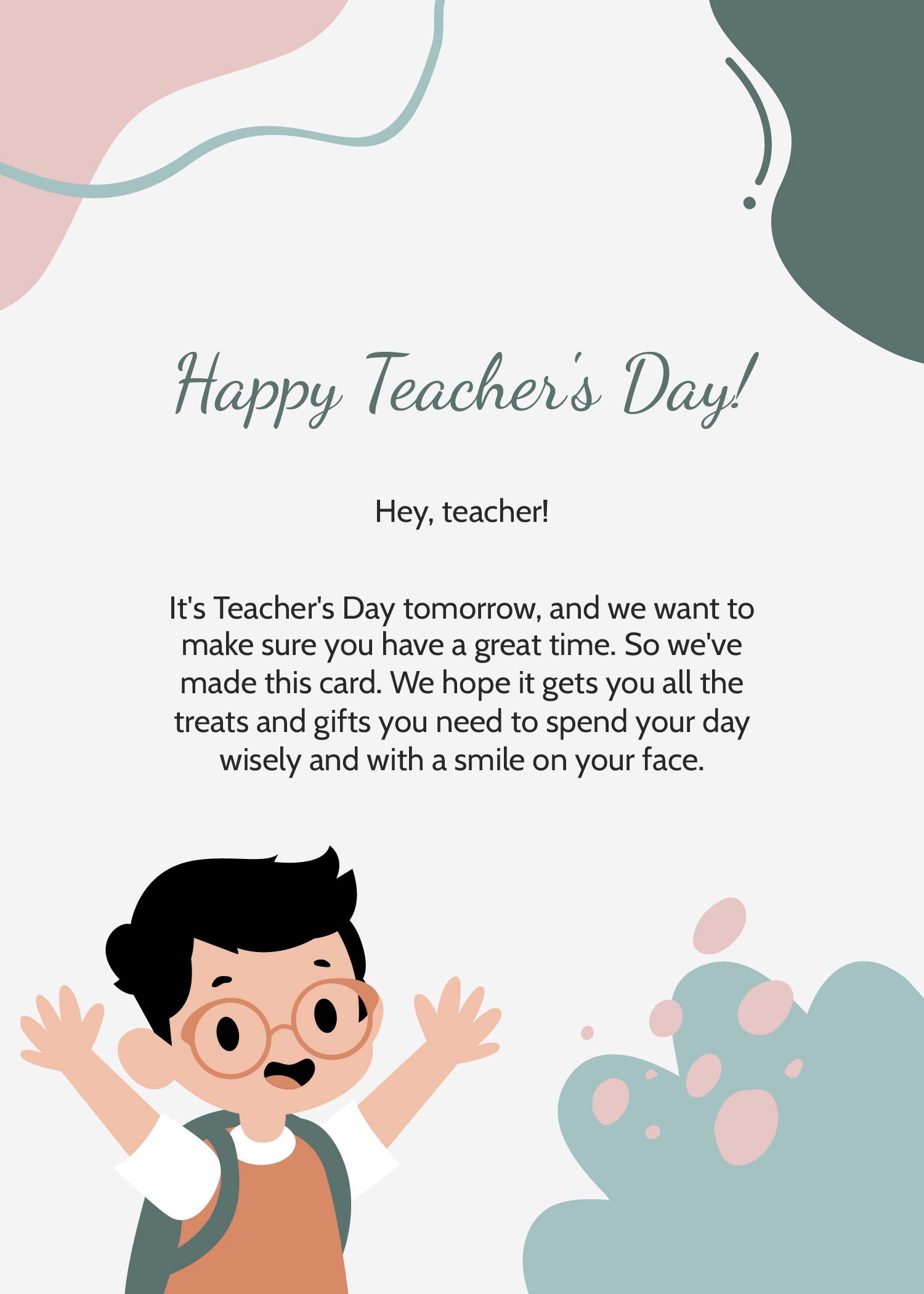 valentine's day card template printable for students