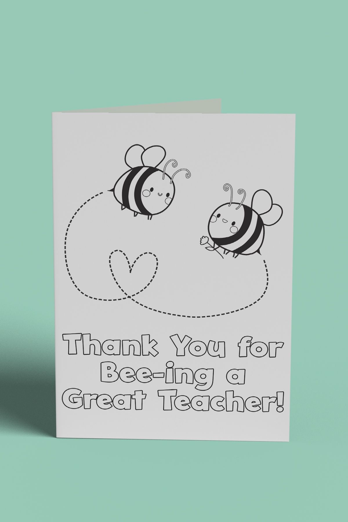 Teacher Appreciation Cards To Color