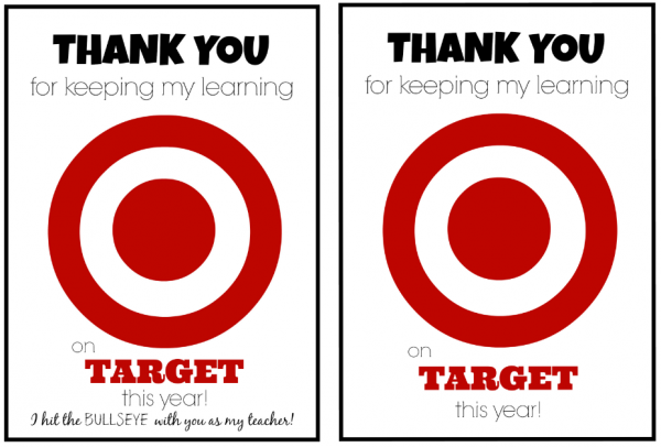 teacher appreciation target gift card printable