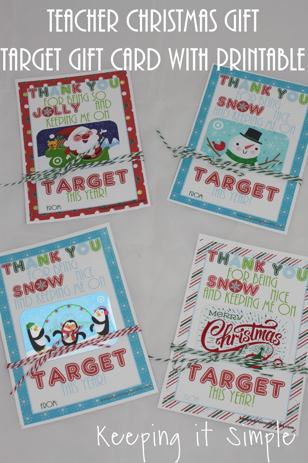 Teacher Appreciation Gift Idea Target Gift Card With 50 OFF