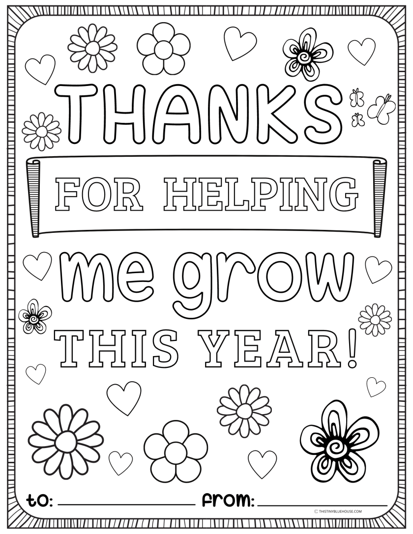teacher appreciation week free printable cards