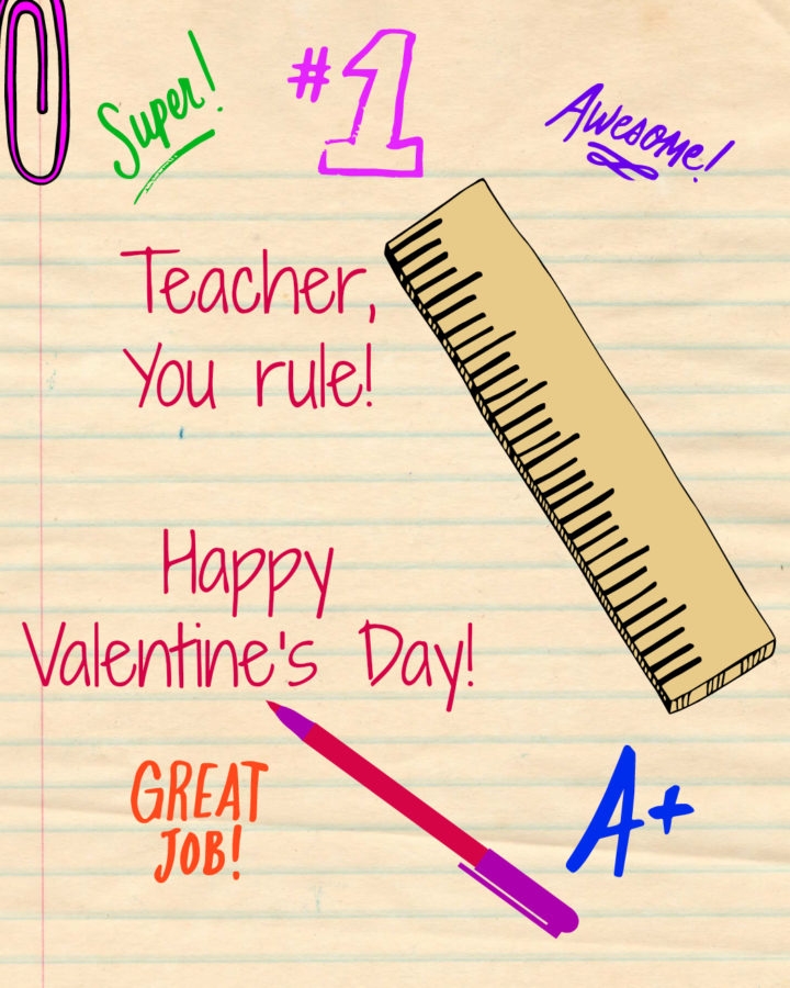 teacher valentines day card printable