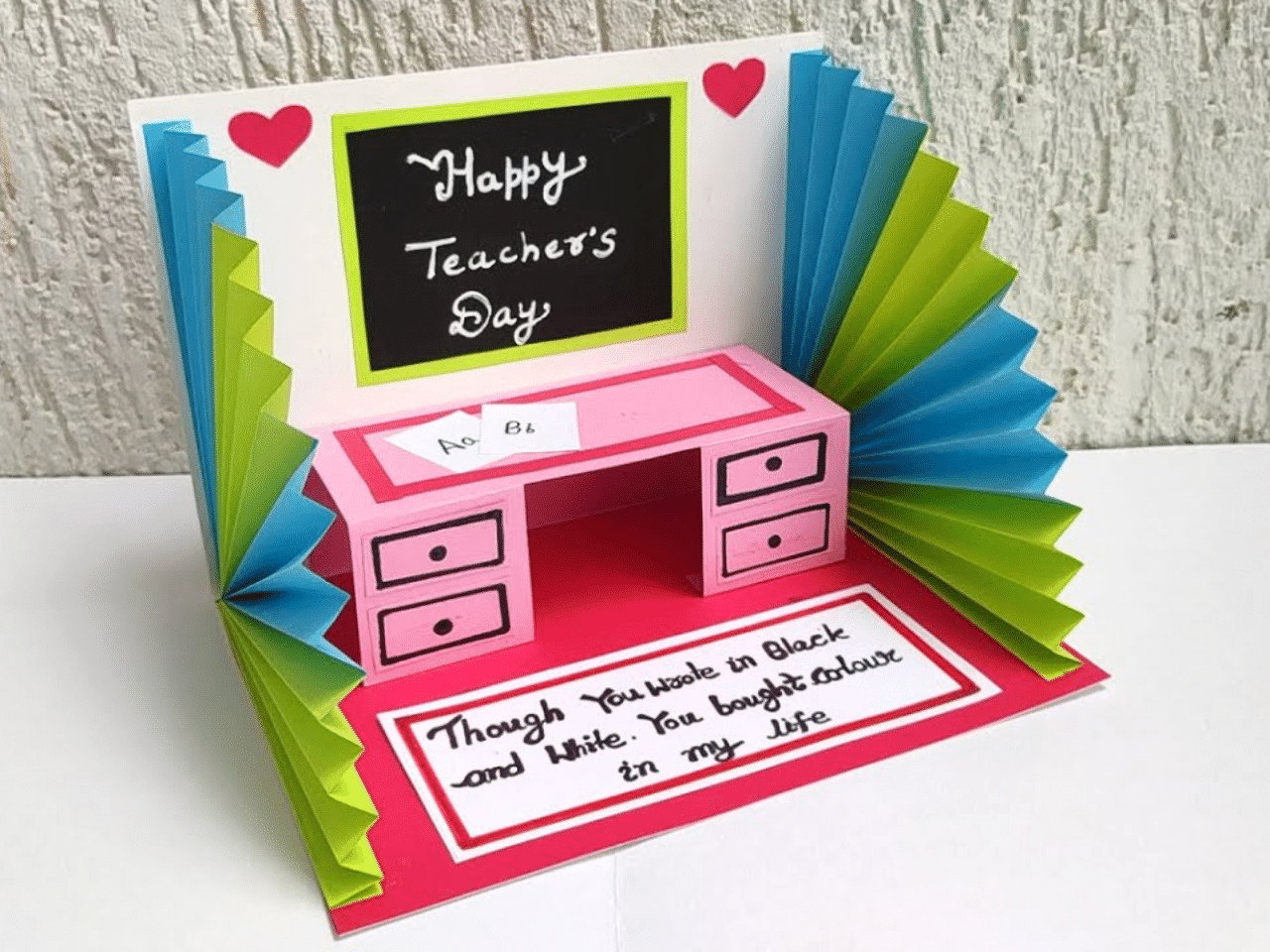 teachers day greeting card printable
