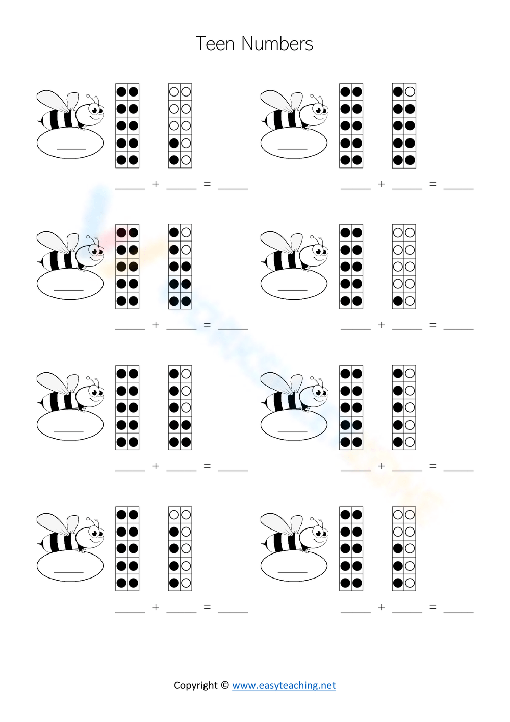 Teen Numbers Worksheet School Worksheets Library