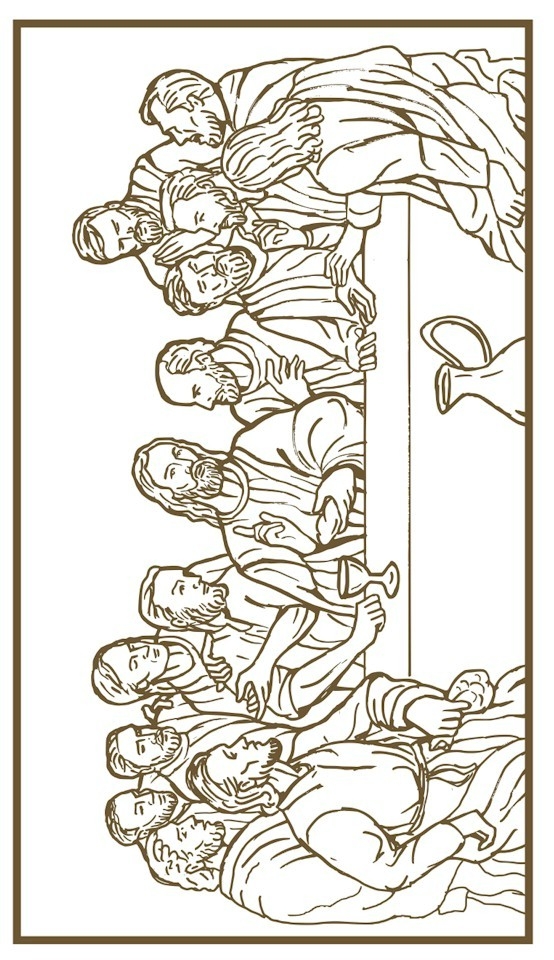 Template Printable Last Supper Craft Printable Templates Free
