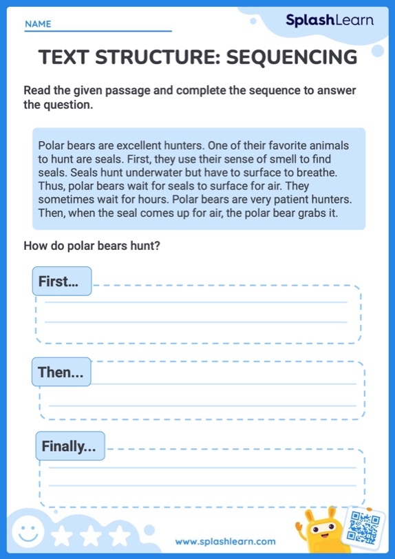Text Structure Worksheets For Kids Online Worksheets Library