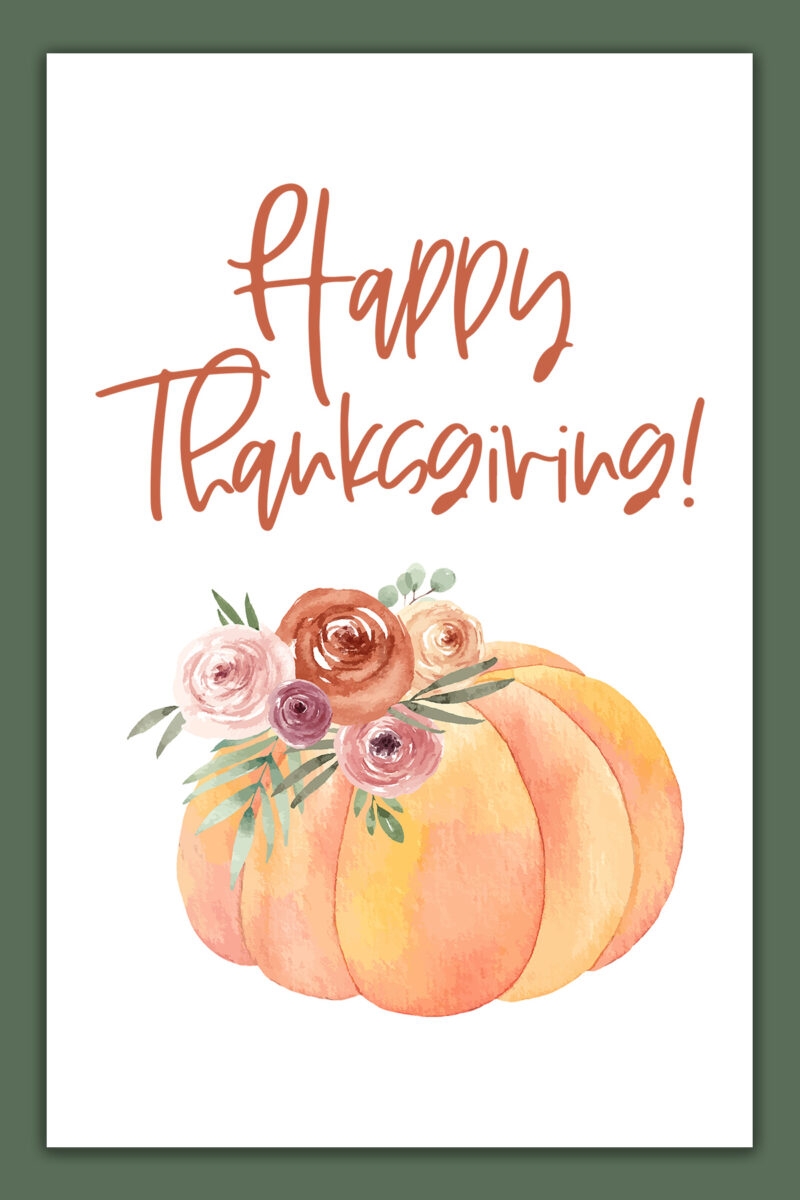 Thanksgiving Cards Printable Set 10 Free Thanksgiving Cards