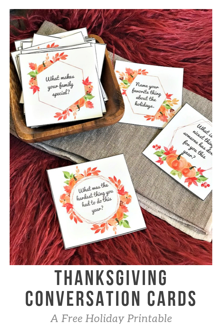 Thanksgiving Conversation Cards