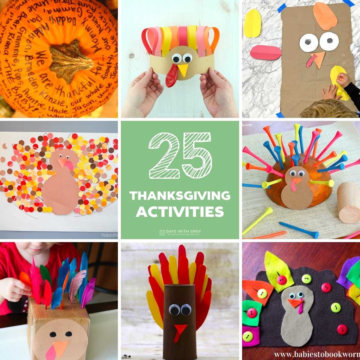 Thanksgiving Craft Ideas Printable Printable Free Templates