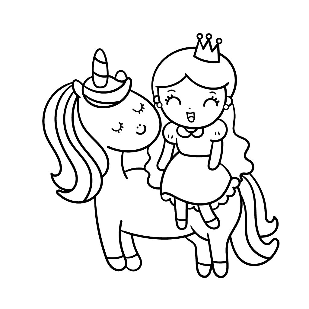 printable coloring pages for girls unicorn