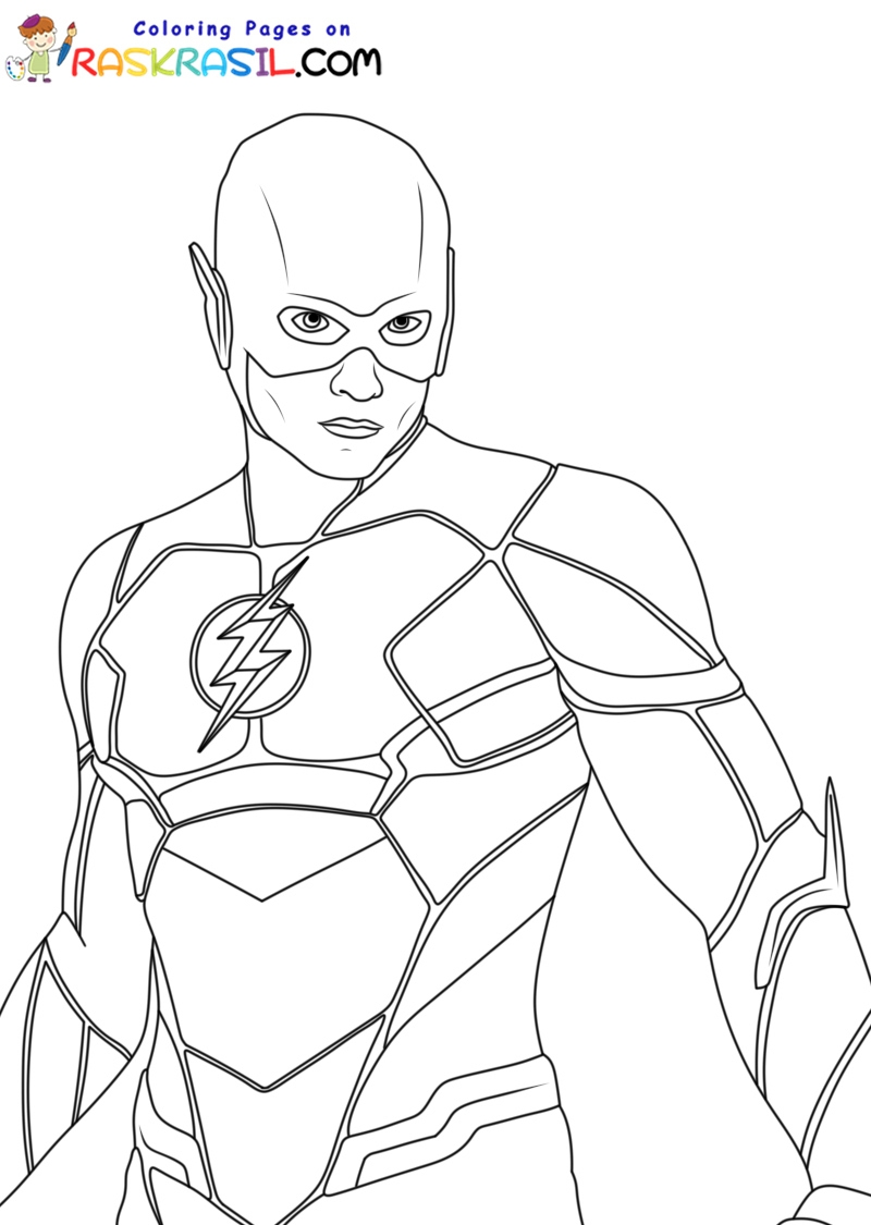 Coloring Pages The Flash