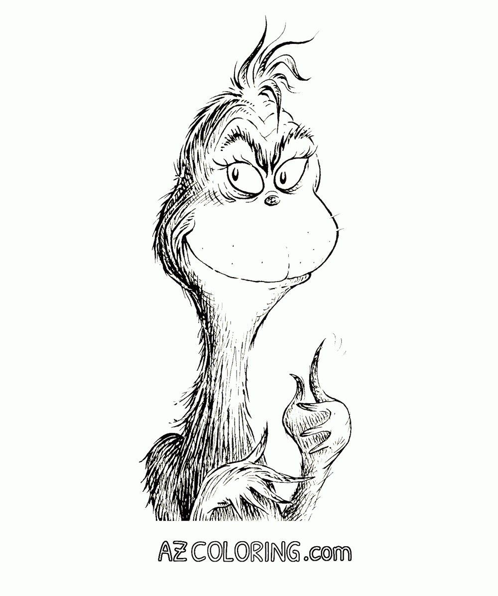 Free Grinch Coloring Pages