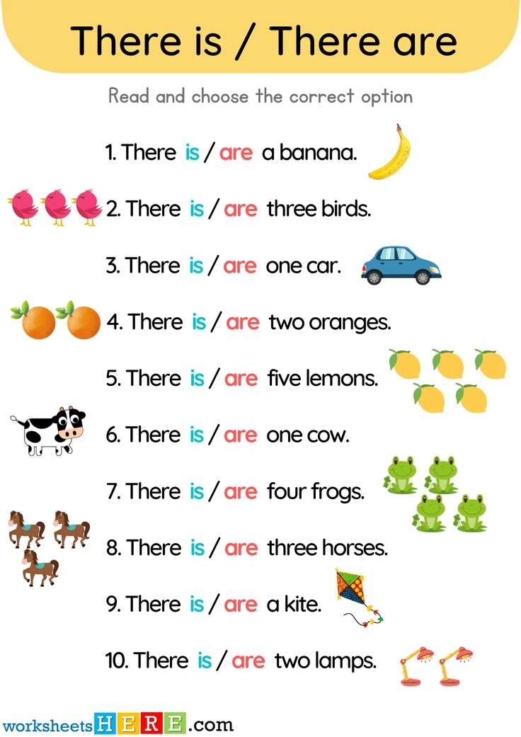 There Is And There Are Exercises Answers With Pictures PDF Worksheet