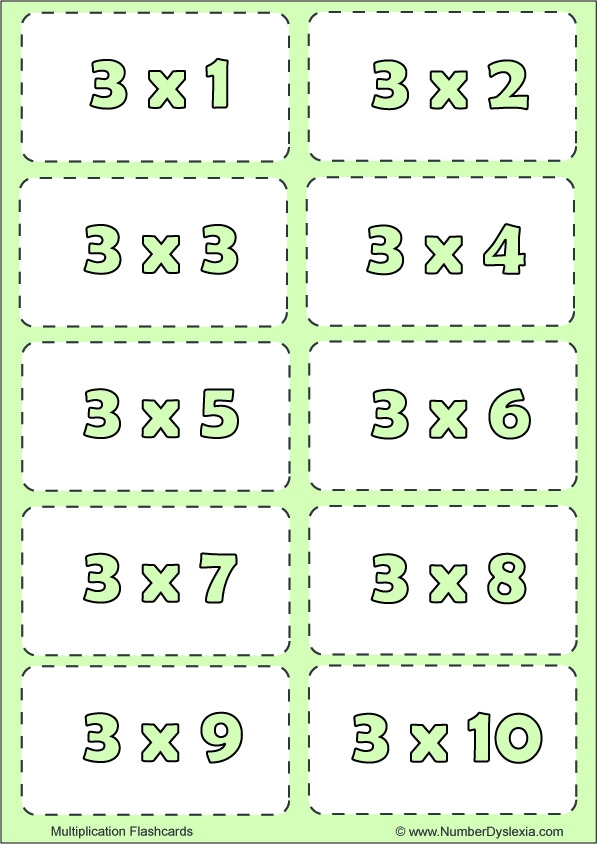 Times Tables Flash Cards Pdf Brokeasshome