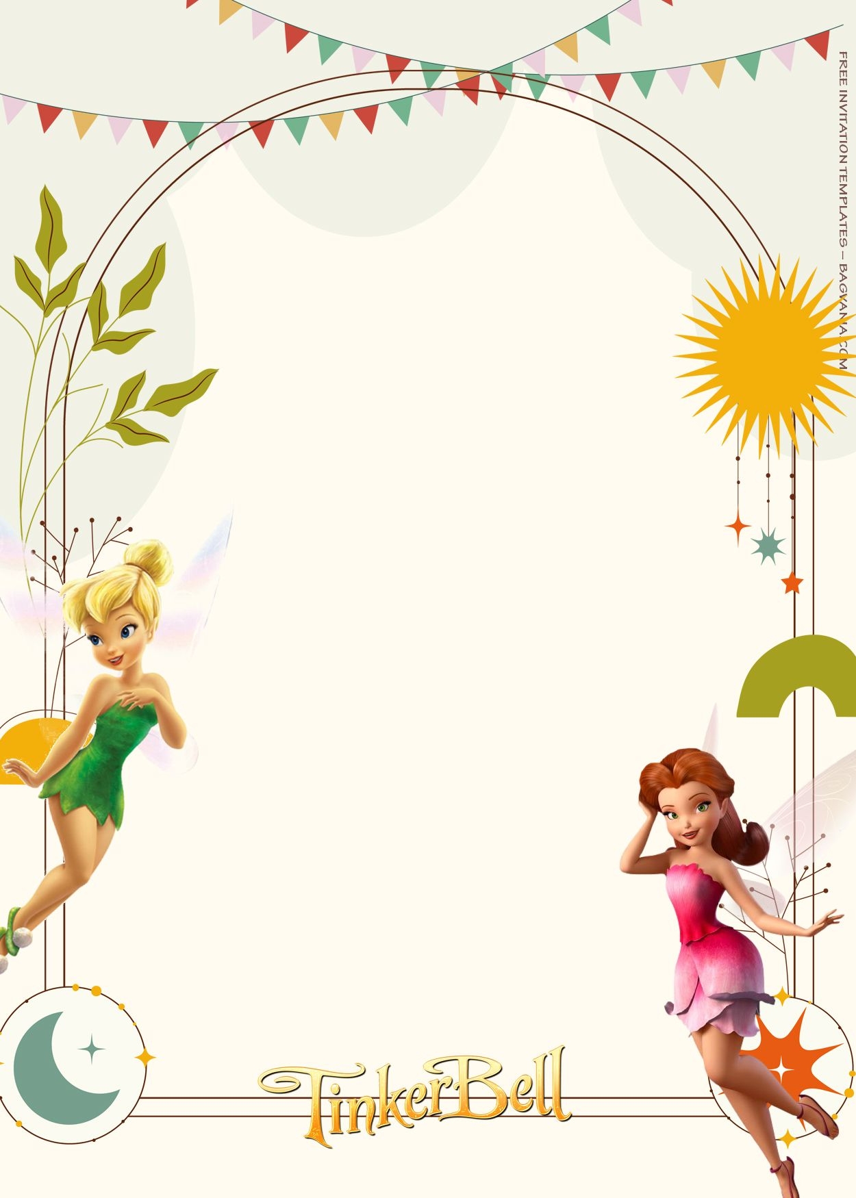 Tinkerbell Printable Birthday Card