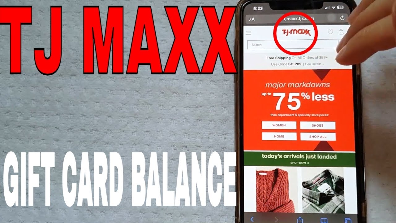 tj maxx gift card printable