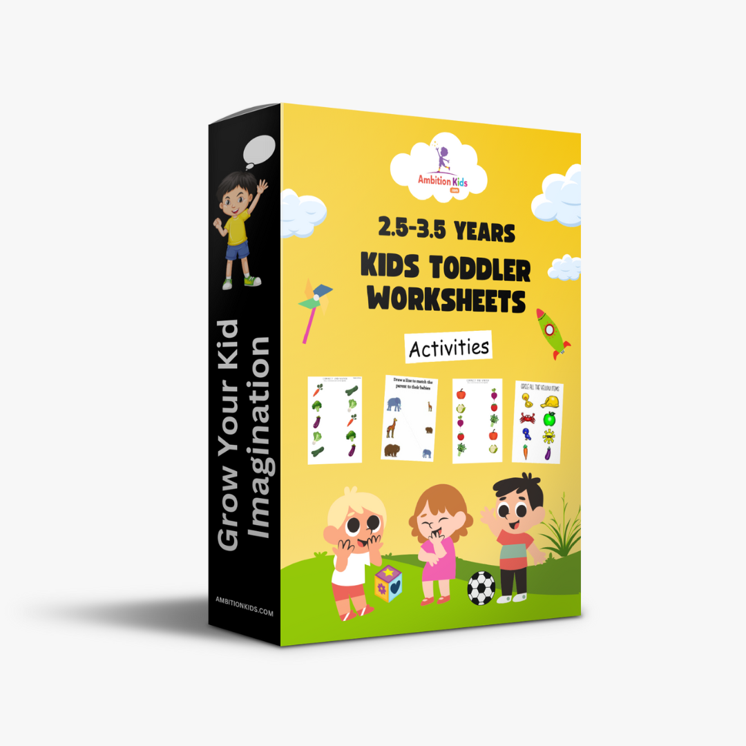 Toddlers 2 5 3 5 Years Kids Hard Copy Worksheets Worksheets Library