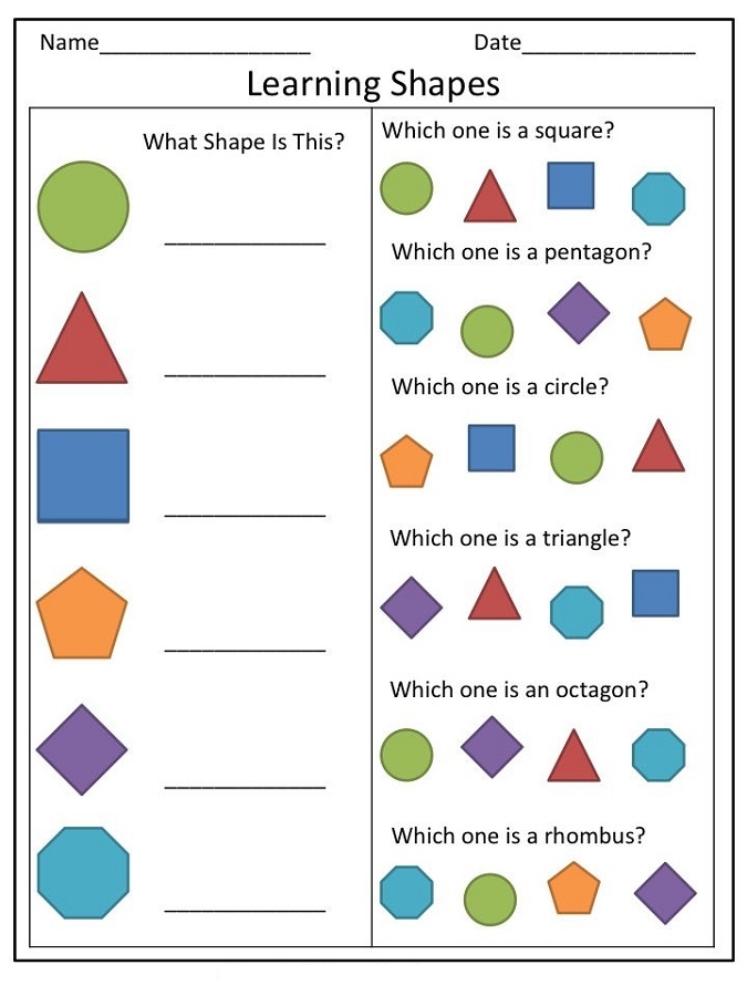 activities for toddlers printable pages
