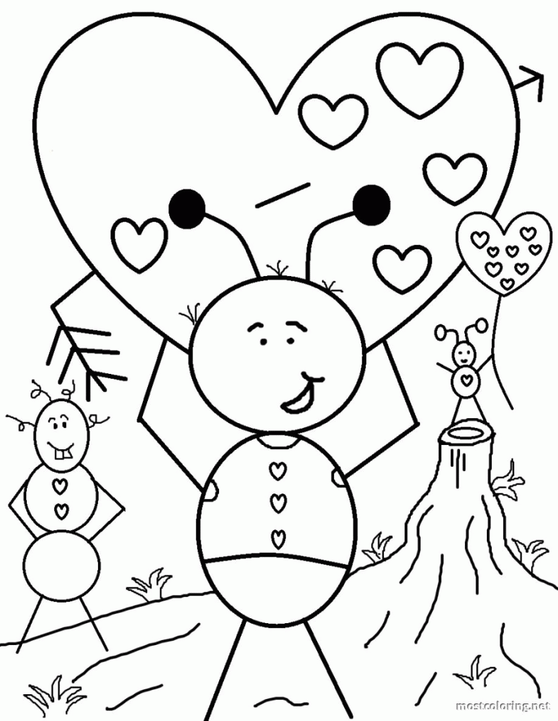 valentines printable coloring cards
