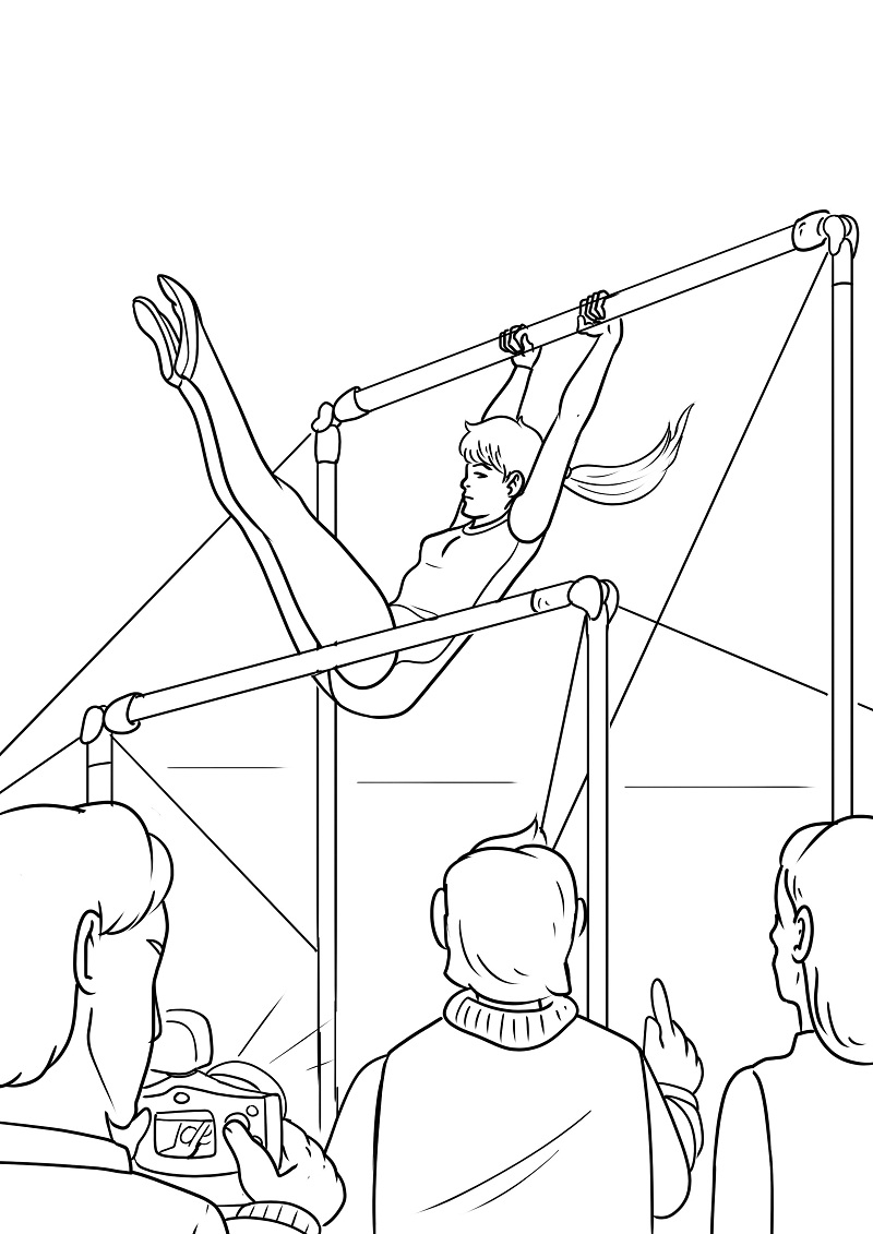 Top 20 Printable Gymnastics Coloring Pages Online Coloring Pages