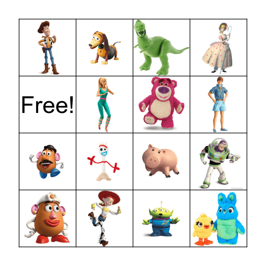 toy story bingo cards printable
