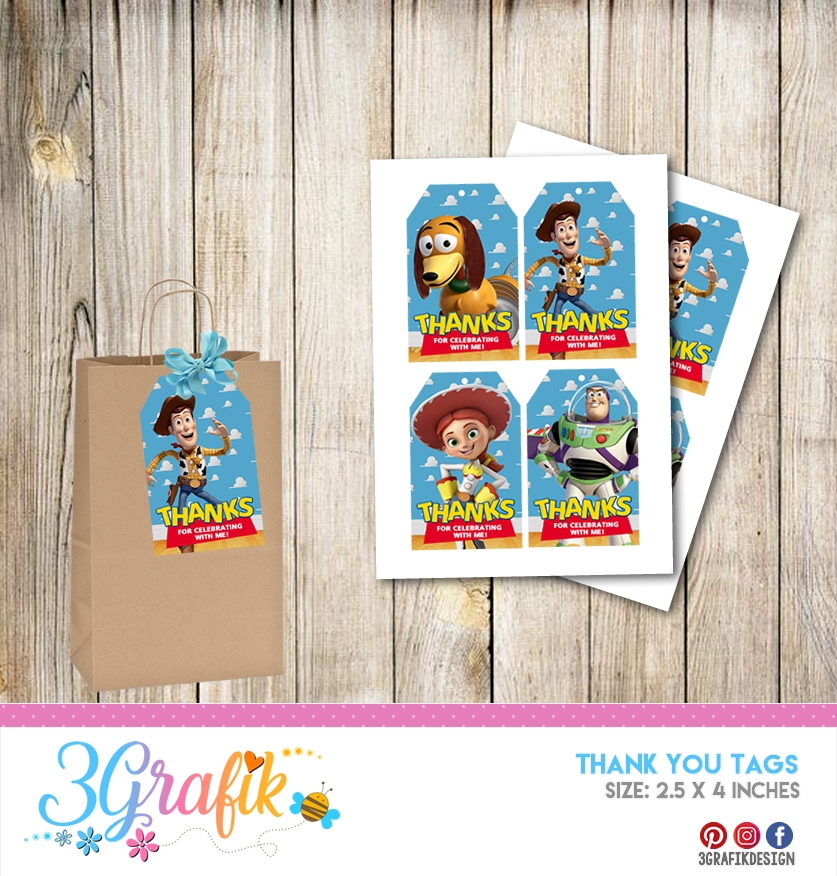 Toy Story Thank You Tags Printable 3Grafik
