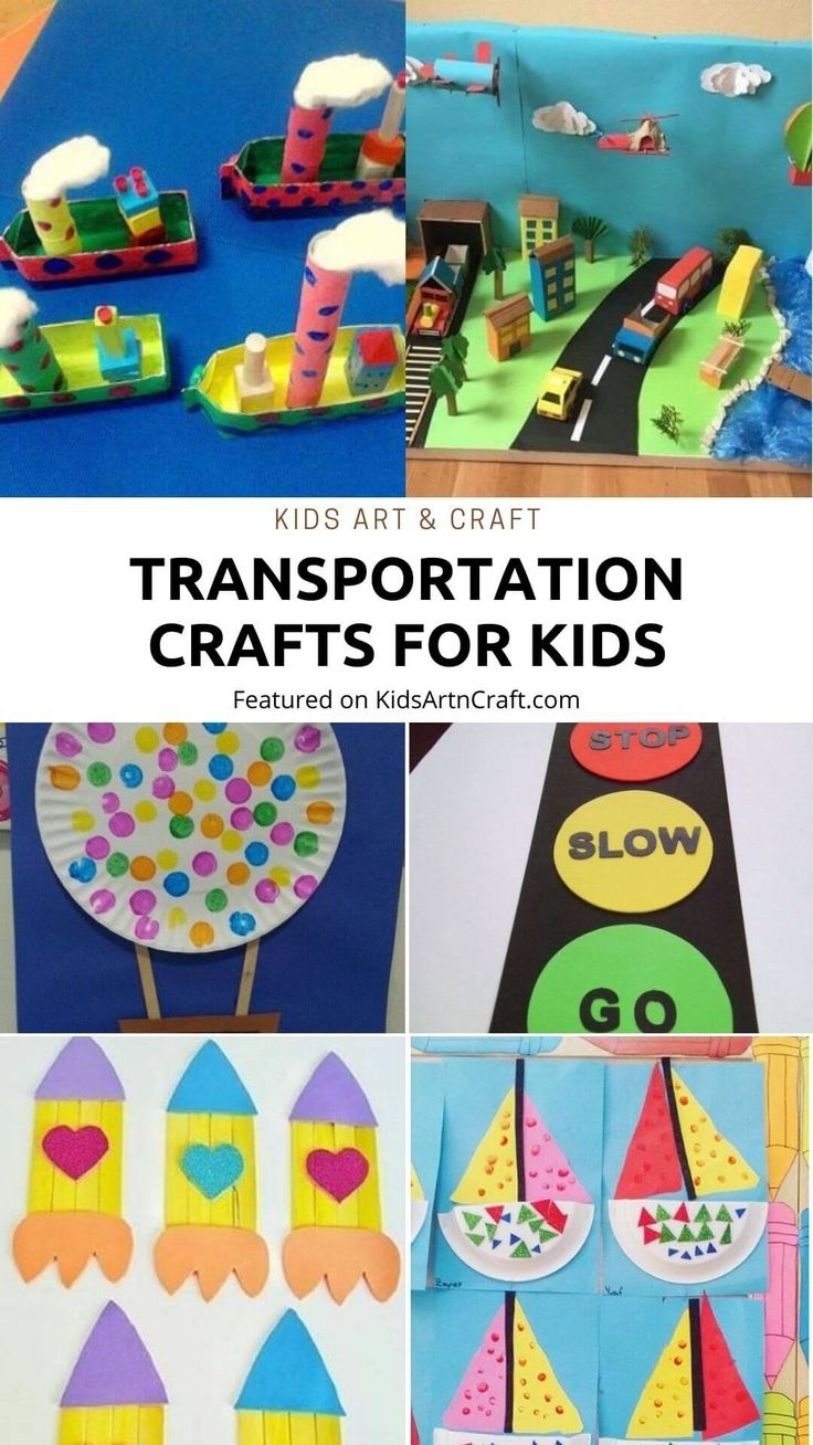 transportation crafts for preschoolers printable