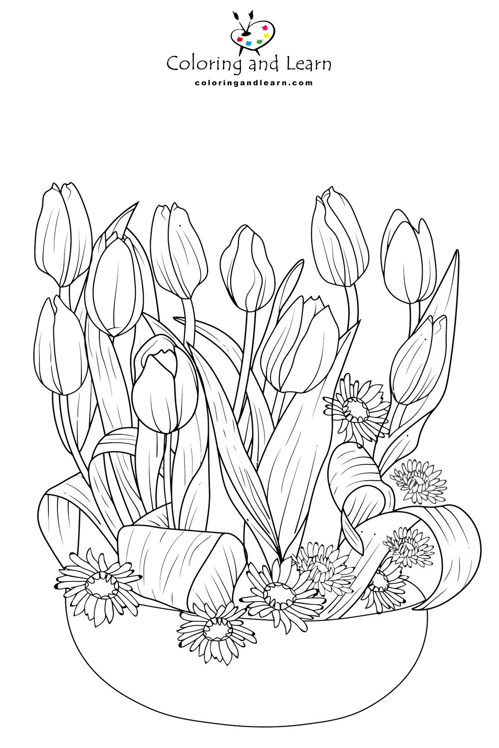 Tulips Coloring Pages FREE 2025 Coloring And Learn