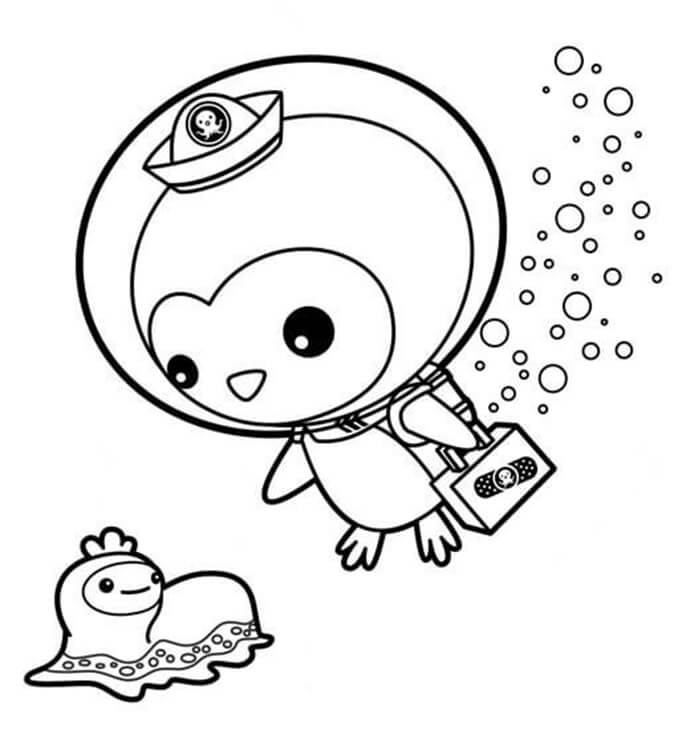 Tunip Octonauts Coloring Page Free Printable Coloring Pages For Kids