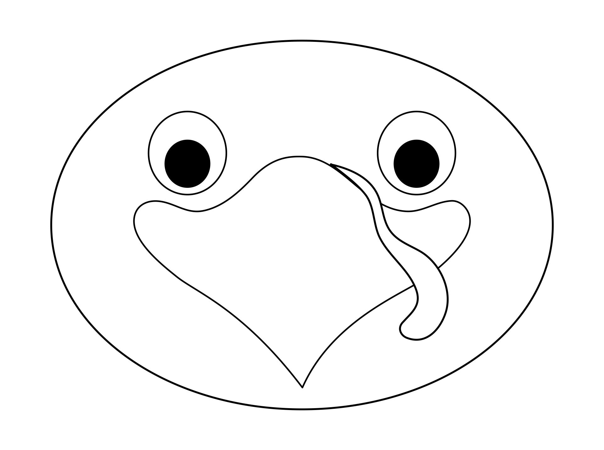Turkey Face Template Printable