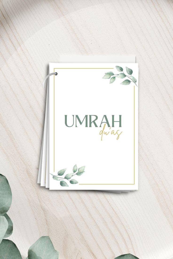 Umrah Flashcards Printable Umrah Guide PDF Umrah Dua Cards Umrah 
