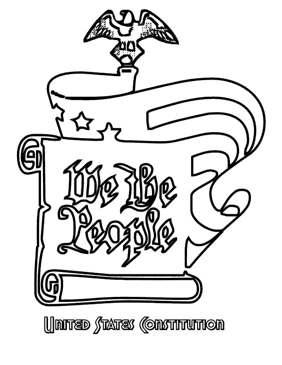 United States Constitution Coloring Pages Free Printable Coloring Pages