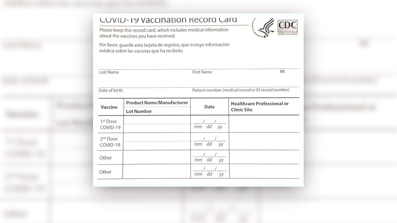 Vaccine Card Printable Template Printable Word Searches
