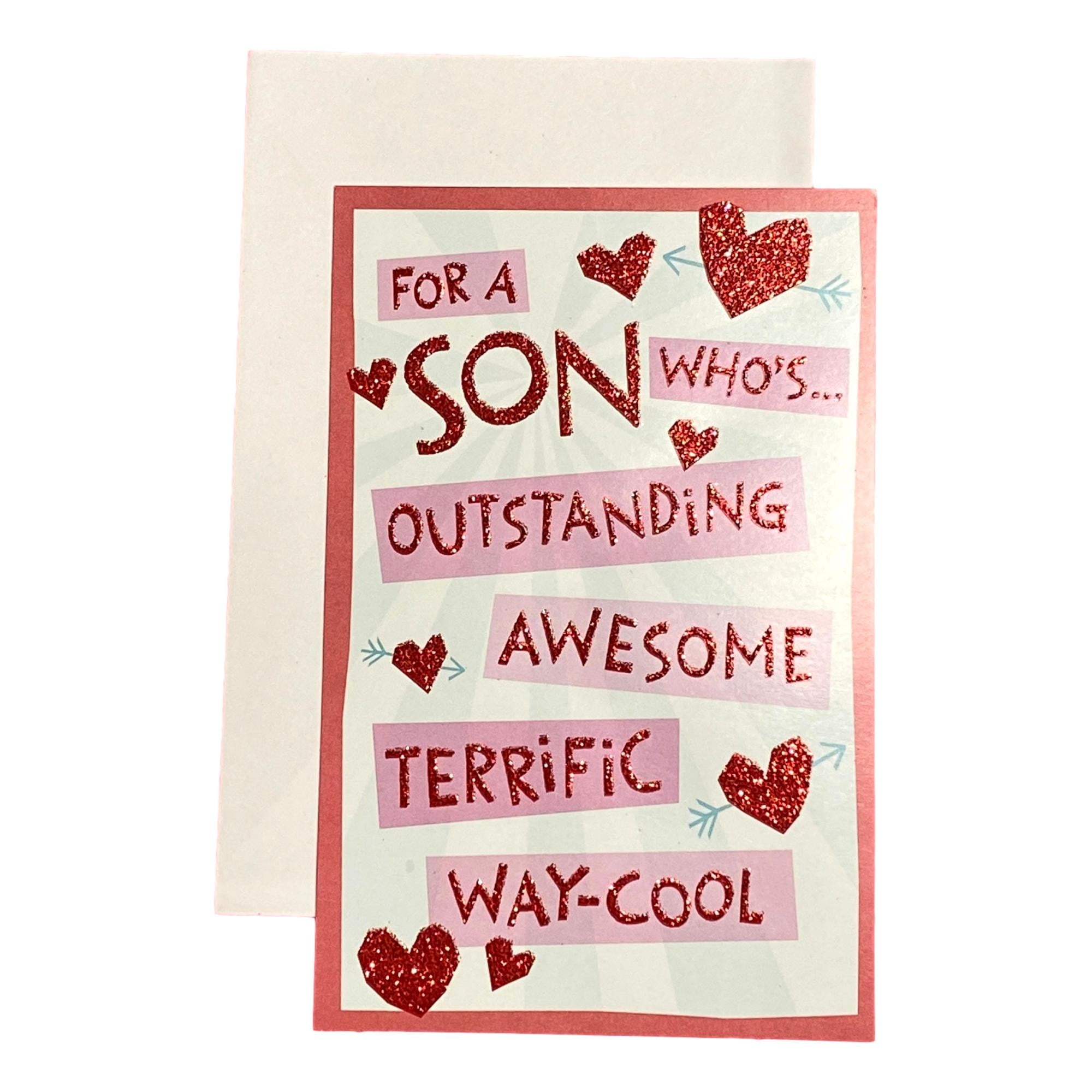Valentine 39 s Day Greeting Card For Young Son For A Son Who 39 s 