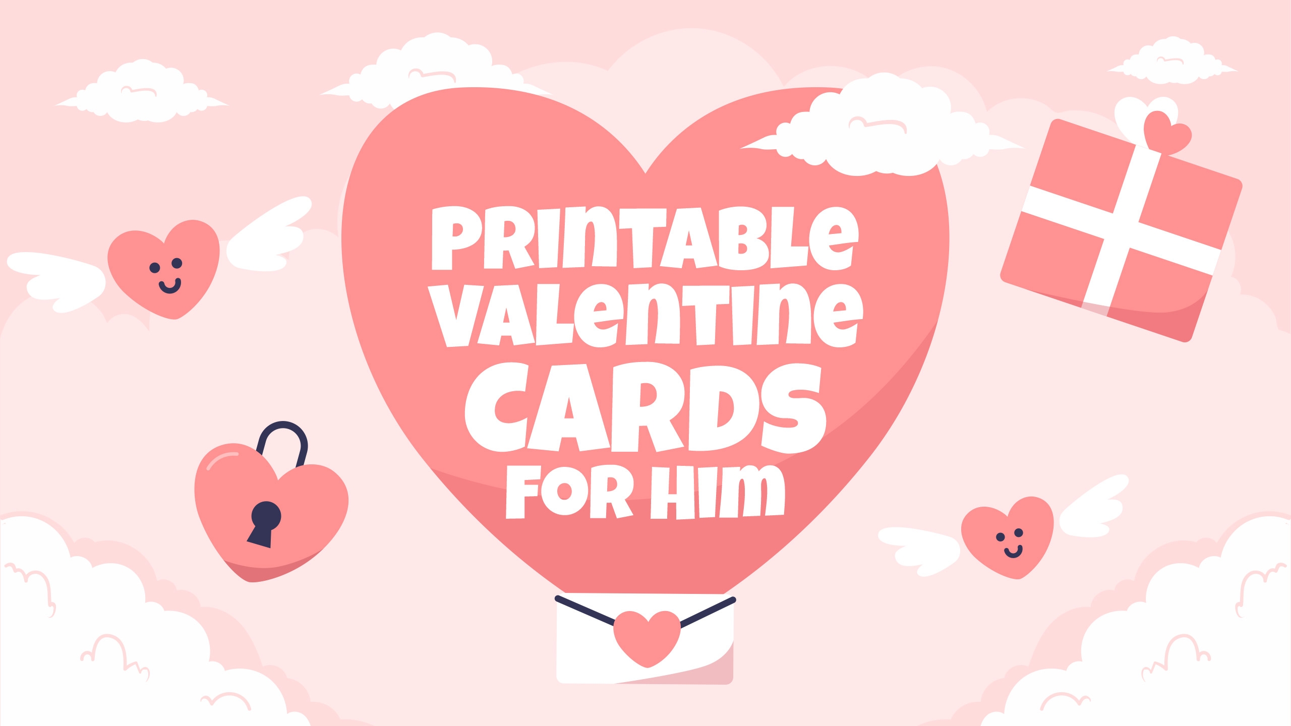 Valentine Cards For Him 10 Free PDF Printables Printablee