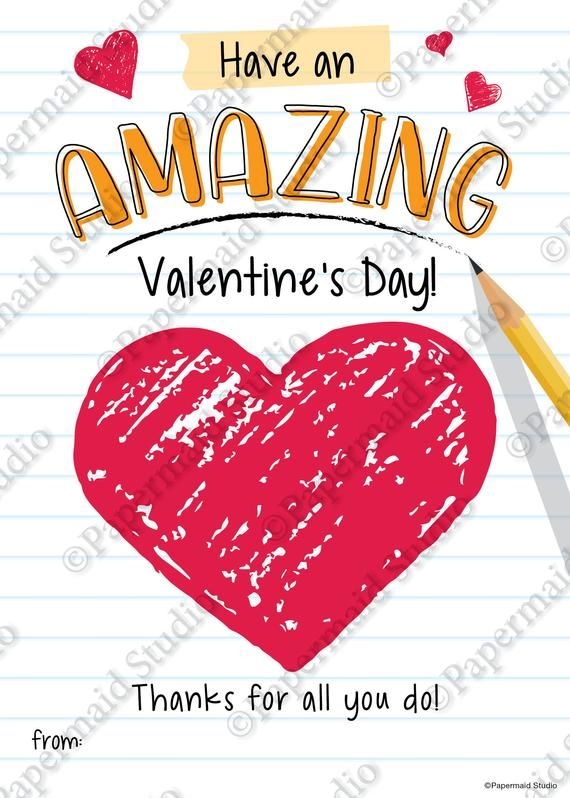 Valentine Cards For Teachers Printable Virginia R Strong