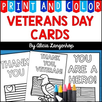 veterans day thank you cards printables