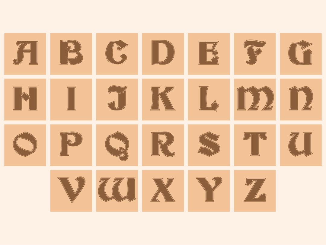 Vintage Alphabet Letter 10 Free PDF Printables Printablee