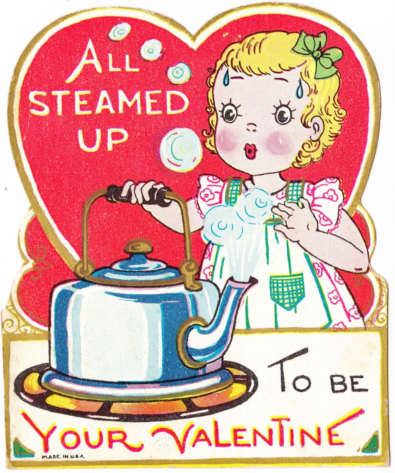 vintage valentine cards printable