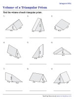 Volume Of Triangular Prisms Worksheets Worksheets Library